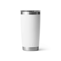 YETI Rambler 20oz Tumbler w/MS Lid White