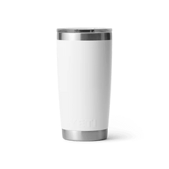 YETI Rambler 20oz Tumbler w/MS Lid White