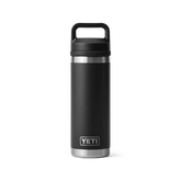 YETI Rambler 18oz Bottle Black w/ Chug Cap