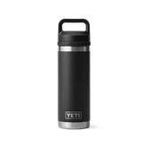 YETI Rambler 18oz Bottle Black w/ Chug Cap