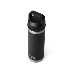 YETI Rambler 18oz Bottle Black w/ Chug Cap