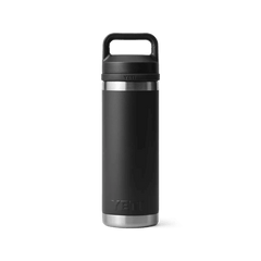 YETI Rambler 18oz Bottle Black w/ Chug Cap