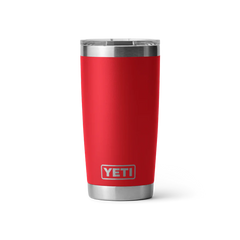 YETI Rambler 20oz Tumbler w/MS Lid Rescue Red