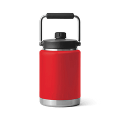 YETI Rambler Half Gallon Jug Rescue Red