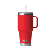 YETI Rambler 35 oz Straw Mug Rescue Red