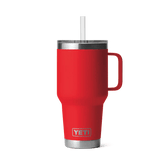 YETI Rambler 35 oz Straw Mug Rescue Red