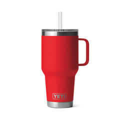 YETI Rambler 35 oz Straw Mug Rescue Red
