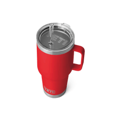 YETI Rambler 35 oz Straw Mug Rescue Red