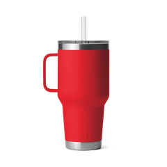 YETI Rambler 35 oz Straw Mug Rescue Red
