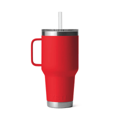 YETI Rambler 35 oz Straw Mug Rescue Red