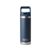 YETI Rambler 18oz Straw Bottle Navy
