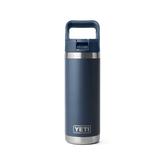 YETI Rambler 18oz Straw Bottle Navy