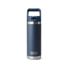 YETI Rambler 18oz Straw Bottle Navy