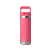 YETI Rambler 18oz Straw Bottle Tropical Pink