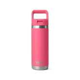 YETI Rambler 18oz Straw Bottle Tropical Pink