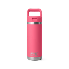YETI Rambler 18oz Straw Bottle Tropical Pink
