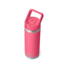 YETI Rambler 18oz Straw Bottle Tropical Pink