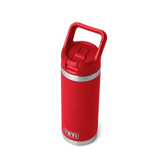 YETI Rambler 18oz Straw Bottle Rescue Red