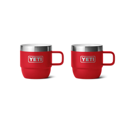 YETI Rambler 6 oz Espresso Mug 2Pk Rescue Red