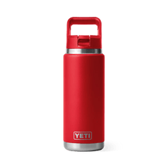 YETI Rambler 26 oz C Straw Bottle Rescue Red