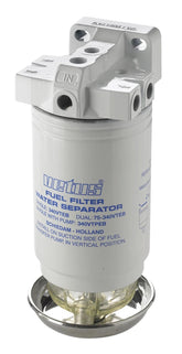 VETUS Water separator/fuel filter CE/ABYC, single, 10 micron, max. 136 gph (620 l/h) 340VTEB