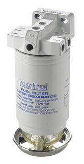 VETUS Water separator/fuel filter CE/ABYC, single, 10 micron, max. 136 gph (620 l/h) 340VTEB