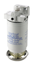 VETUS Water separator/fuel filter with pump, CE/ABYC, single, 10 micron, max. 102 gph (465 l/h) 340VTEPB