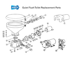44101-1000 Jabsco Replacement Toilet Bowl O-Ring