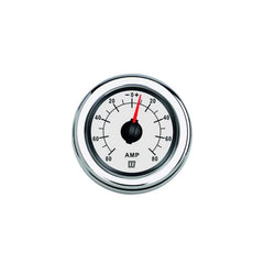 VETUS Ampmeter, white, 12 / 24 V (+/- 80A), cut-out size Ø 52 mm (incl. shunt) AMP080W