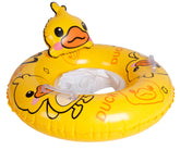 KIDS INFLATABLE SWIM RING WITH SEAT 56CM DUCK DESIGN