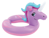 Inflatable Pink Unicorn Split Swim Ring 51cm - Ages 3+