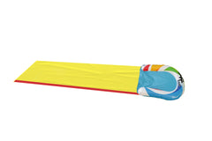 Single Waterslide, Sprays Water, Connects to hose, Catcher 4.9mx71cm