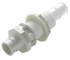 VETUS Bulkhead connector, Delrin, for hose Ø 28 mm (1 1/8") BULKH28