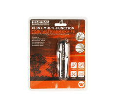 Wildtrak™ 15 in 1 Multi Function Tool with Army Knife