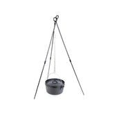 Wildtrak Heavy-duty 9mm Steel Camp Oven Tripod with Adjustable Chain 90cm