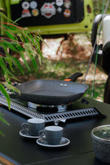 Non Stick Induction Safe Grill Pan with Detachable Handle 28cm