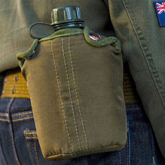Wildtrak 1-Quart Water Canteen with Cover - Military Green
