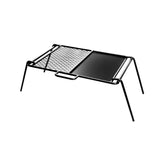 Wildtrak Large Flat Plate and Grill Camp Cooker with Carry Bag 65x42.5cm