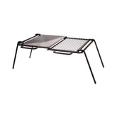 Wildtrak Fold in Half Flat Plate and Grill 58x46.5x25cm