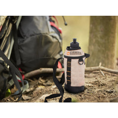 1L Trekker Hydration Bottle with Removable Insulated Wrap Sipper Cap and Shoulder Strap.