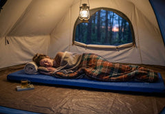 Wildtrak Single 50mm Open Cell Camping Mat 190 x 60 x 5cm, Blue