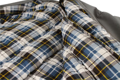 Wildtrak™ Frankland Jumbo Hooded Sleeping Bag, -2 to -7°C, Flannel Inner, Cotton Canvas Outer Shell, Auto Lock Zips, Sewn-through Contruction, Sewn-in Storage Pocket, Storage Bag, Hanging Loops, 90x230cm