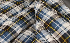 Frankland Double Hooded Sleeping Bag, -2 to -7°C, Flannel Inner, Cotton Canvas Outer Shell, Auto Lock Zips, Sewn-through Contruction, Sewn-in Storage Pocket, Storage Bag, Hanging Loops, 120x230cm