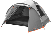 Wildtrak™ Tanami Series II 3V Dome Tent with Front Vestibule, Easy Assemble, Heavy Duty Floor, Shock Corded Fibreglass & Steel Poles, Ultrafine Mesh, J Hook Connections, Airlite Vents, Waterproof Fly, Carry Bag with Handles