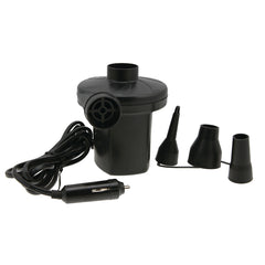 12V Air Pump with 3 Nozzles, Inflate and Deflate