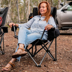 Wildtrak Yardie Deluxe Foldable Cooler Arm Chair