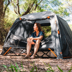 Wildtrak Queen Size 2P Easy Up Stretcher Tent with Vestibules