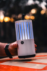 Rchargeable Mosquito Lamp Night Light, USB Charge Cable, Built-in Lithium Battery, Loop for Hanging