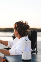 Rechargeable Mosquito Lamp Night Light, Bug Zapper Lamp, USB Charge Cable, Ceiling Hook