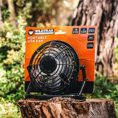 Wildtrak Portable USB Fan 15x17cm, 90° Rotation
